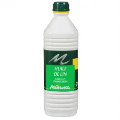 SPE Alcool Ménager Essence Et Huile Diverses Huile De Lin 100% - Mieuxa - Diluant Et Protection Bois - Bouteille De 1 Litre