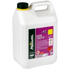 CREA-QUINCAILLERIE Alcool Ménager Essence Et Huile Diverses Alcool à Brûler à 90° Mieuxa Nettoyant En Bidon De 5 Litres