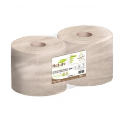 Goma Camps Essuie-mains Et Papier Hygiénique Essuie Main 100% Fibres Recyclées 300 Mètres 1000 Feuilles 2 Bobines