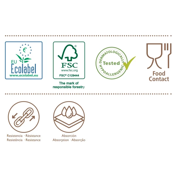 Goma Camps Essuie-mains Et Papier Hygiénique Essuie Main 100% Fibres Recyclées 300 Mètres 1000 Feuilles 2 Bobines 5 Goma Camps Essuie-mains Et Papier Hygiénique Essuie Main 100% Fibres Recyclées 300 Mètres 1000 Feuilles 2 Bobines – Image 3