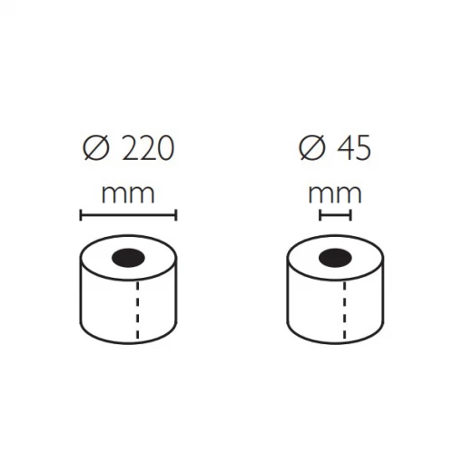 Goma Camps Distributeur De Papier, Essuie-mains, Papier Hygiénique Distributeur Papier Toilette Bobine Mini Jumbo Visserie Incluse -Droguerie Soldes Boutique caracteristiques mandrin