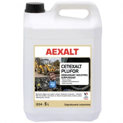 Aexalt Produit Dégraissant Dégraissant Industriel Surpuissant Cetexalt Plufor 5L
