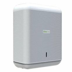 Goma Camps Distributeur De Papier, Essuie-mains, Papier Hygiénique Distributeur Essuie-mains Enchevêtrés - En Plastique 100% Recyclé - Blanc