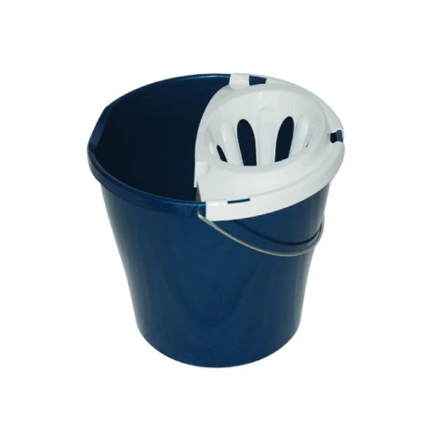 Brosserie Thomas Bac Et Seau De Ménage Essoreur Seau Lavage 12 Litres Grandes Fentes Polypropylène Blanc 4 Brosserie Thomas Bac Et Seau De Ménage Essoreur Seau Lavage 12 Litres Grandes Fentes Polypropylène Blanc – Image 2