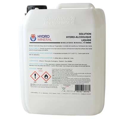Hydro Mineral Savon Solution Hydroalcoolique Hydro-Minéral Liquide Bidon De 5 Litres 4 Hydro Mineral Savon Solution Hydroalcoolique Hydro-Minéral Liquide Bidon De 5 Litres – Image 2