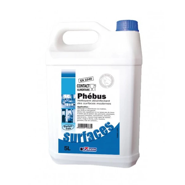 Eyrein Produits Désinfectants Désinfectant Puissant Surfaces Vitrées Mobilier Phébus Séchage Rapide 5l 3 Eyrein Produits Désinfectants Désinfectant Puissant Surfaces Vitrées Mobilier Phébus Séchage Rapide 5l
