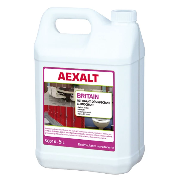 Détergent Et Nettoyant Détergent Surodorant Britain Bidon De 5 Litres Aexalt SO016 3 Détergent Et Nettoyant Détergent Surodorant Britain Bidon De 5 Litres Aexalt SO016