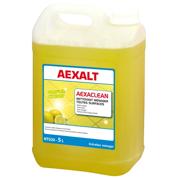 Détergent Et Nettoyant Nettoyant Universel Aexaclean Citron Bidon De 5 Litres : Aexalt NT020 3 Détergent Et Nettoyant Nettoyant Universel Aexaclean Citron Bidon De 5 Litres : Aexalt NT020