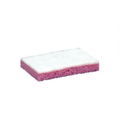 Eponges Et Micro Fibres Éponge Bi-faces Spéciale Sanitaire Rectangulaire 13 X 9 Mm Aexalt EP094