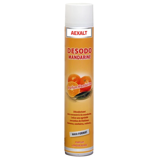 Désodorisants Professionnels Désodorisant Mandarine Maxi Aérosol De 1000 Ml : Aexalt DES318 3 Désodorisants Professionnels Désodorisant Mandarine Maxi Aérosol De 1000 Ml : Aexalt DES318