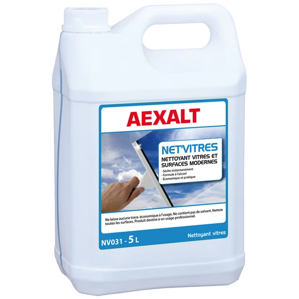 Liquide Nettoyant Vitres Net Vitre Bidon De 5 Litres : Aexalt NV031 3 Liquide Nettoyant Vitres Net Vitre Bidon De 5 Litres : Aexalt NV031