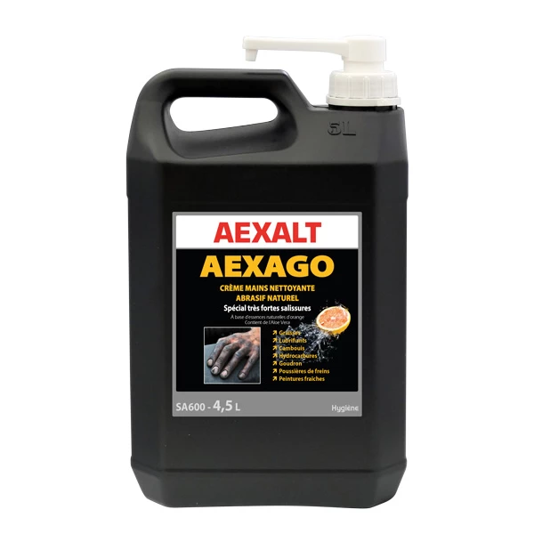 Savon Et Gel Microbilles Crème Nettoyante Microbilles Aexago Fortes Salissures Bidon Aexalt SA600 3 Savon Et Gel Microbilles Crème Nettoyante Microbilles Aexago Fortes Salissures Bidon Aexalt SA600