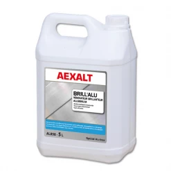 Produit Nettoyant Pour L'aluminium Brill Alu Brillanteur Spécial Aluminium Bidon De 5 Litres Aexalt AL858