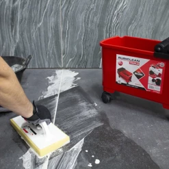 Bac Et Seau De Ménage Bac Nettoyage Roulettes Carreleurs Rubiclean Triple SuperPro Rubi 22L