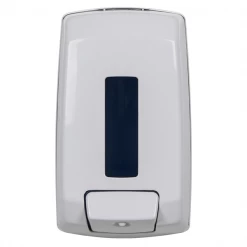 Distributeur De Savon Distributeur Savon Liquide Saneva Rossignol Capacité 1,1L ABS Blanc -Droguerie Soldes Boutique p257810 pic