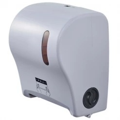 Distributeur De Papier, Essuie-mains, Papier Hygiénique Distributeur Essuie-mains Autocut Oleane Rossignol ABS Blanc -Droguerie Soldes Boutique p257813 pic1