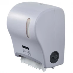 Distributeur De Papier, Essuie-mains, Papier Hygiénique Distributeur Essuie-mains Autocut Oleane Rossignol ABS Blanc -Droguerie Soldes Boutique p257813 pic2