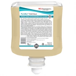 Savon Liquide Et Crème Lavante Mousse Main Lavante Antibactérienne PureBac - SC Johnson - Cartouche De 1L