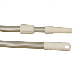 SPE Balai , Pelle Et Raclette Manche Télescopique Aluminium à Vis Pour Brosses Et Balais - 2 X 100 Cm