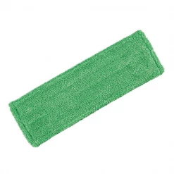 SPE Eponges Et Micro Fibres Frange Microfibre De Nettoyage - Poches Et Languettes Avec 2 Trous - Verte - Longueur 40 Cm