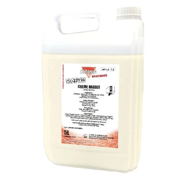 CREA-QUINCAILLERIE Savon Liquide Et Crème Lavante Savon Liquide Pour Les Mains - Crème Nacrée - Bidon De 5 Litres 3 CREA-QUINCAILLERIE Savon Liquide Et Crème Lavante Savon Liquide Pour Les Mains - Crème Nacrée - Bidon De 5 Litres