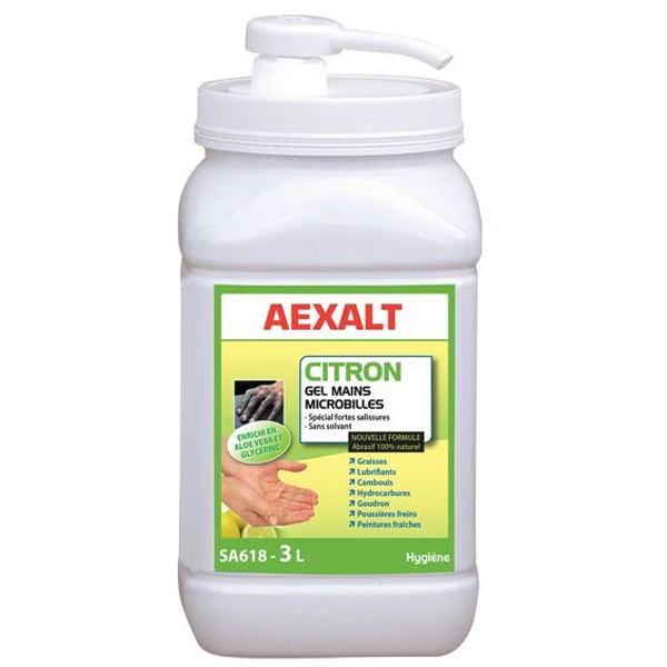 Savon Et Gel Microbilles Savon Microbille Sans Solvant Aexalt Citron 3L 3 Savon Et Gel Microbilles Savon Microbille Sans Solvant Aexalt Citron 3L