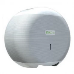 Goma Camps Distributeur De Papier, Essuie-mains, Papier Hygiénique Distributeur De Papier Hygiènique - MiniJumbo - En Plastique 100% Recyclé - Blanc