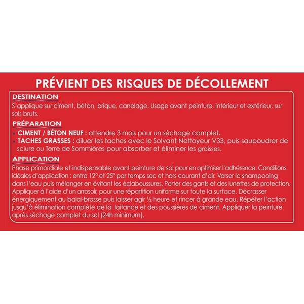 Nettoyant Tapis Moquette Et Sols Shampooing Actif Avant Peinture Ciment Béton Carrelage 500 Ml V33 4 Nettoyant Tapis Moquette Et Sols Shampooing Actif Avant Peinture Ciment Béton Carrelage 500 Ml V33 – Image 2