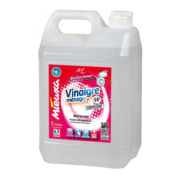 CREA-QUINCAILLERIE Nettoyant Multi-usage Nettoyant Ménager Vinaigre Ménager Surpuissant Anticalcaire Mieuxa 5L 4 CREA-QUINCAILLERIE Nettoyant Multi-usage Nettoyant Ménager Vinaigre Ménager Surpuissant Anticalcaire Mieuxa 5L – Image 2